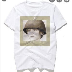 Uniqlo U2 best of 1980- 1990 graphic T-shirt shirt